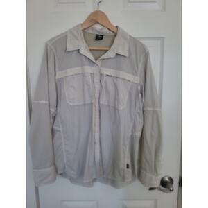 REI Co-op Sahara Solid Long Sleeve Shirt - White - XL